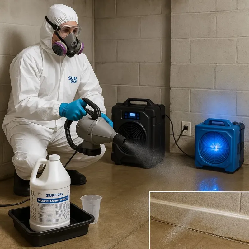 Sanitization and Odor Removal process in Ferris, TX