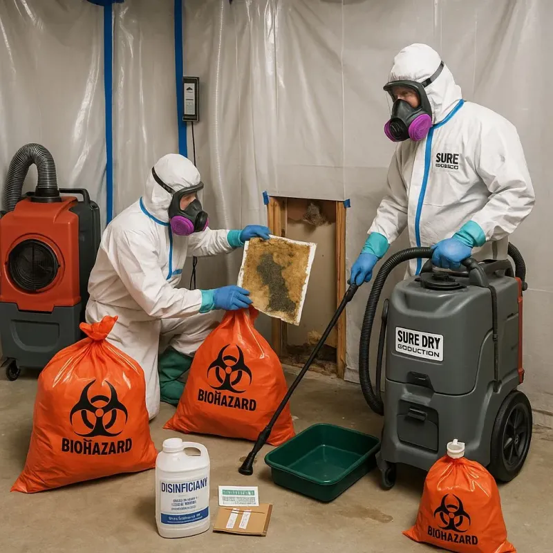 Contaminated Water Handling Protocols process in Ferris, TX